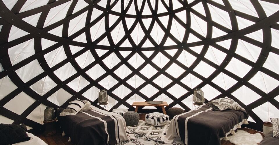 Zome yurt